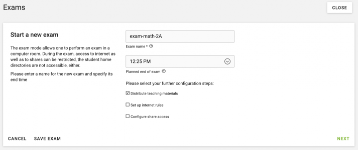 UCSschool-Screenshot-Exam-Mode